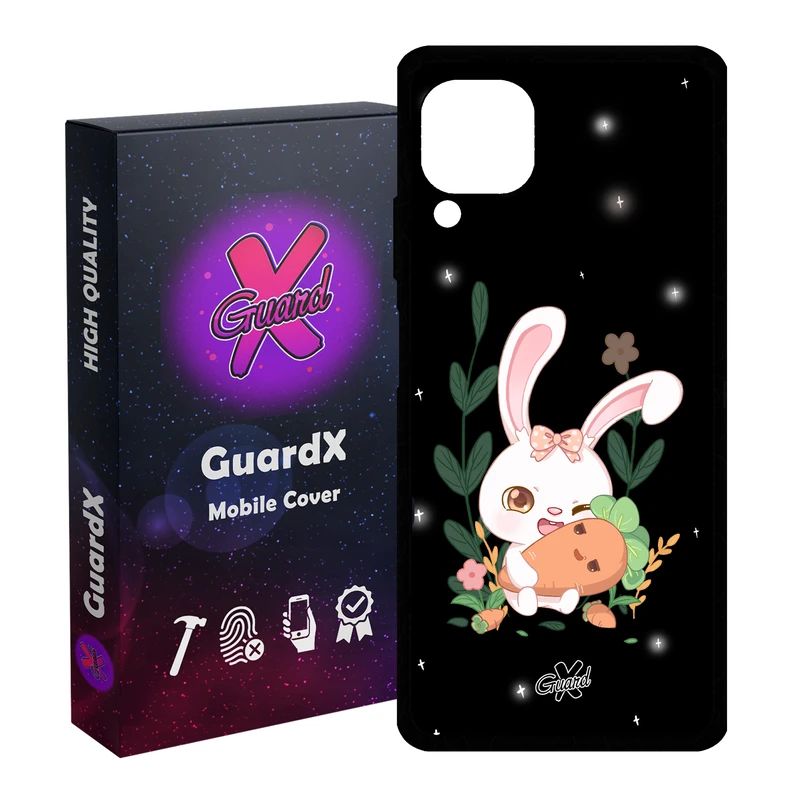 کاور گارد ایکس طرح خرگوش مدل Glass10309 مناسب برای گوشی موبایل هوآوی Nova 7i / Nova 6 SE / P40 Lite