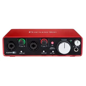 کارت صدای استودیو فوکوس رایت مدل Scarlett 2i2 2nd Gen