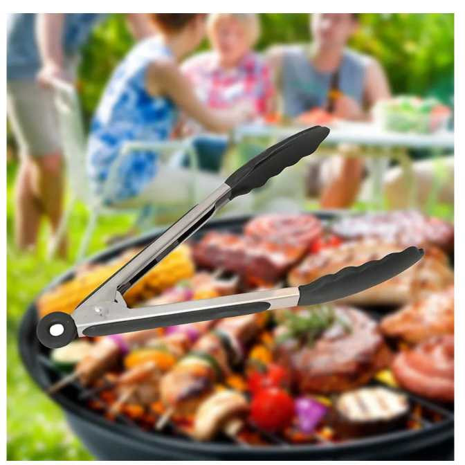 انبر آشپزی شنگیا مدل قفل دار طرح سیلیکونی