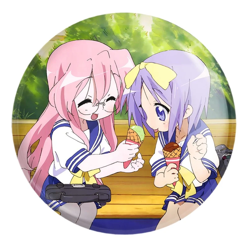 پیکسل خندالو طرح انیمه ستاره خوش شانس Lucky Star کد 23604 مدل بزرگ