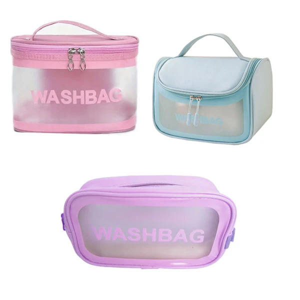 کیف لوازم آرایش زنانه مدل 0087 مجموعه 3 عددی