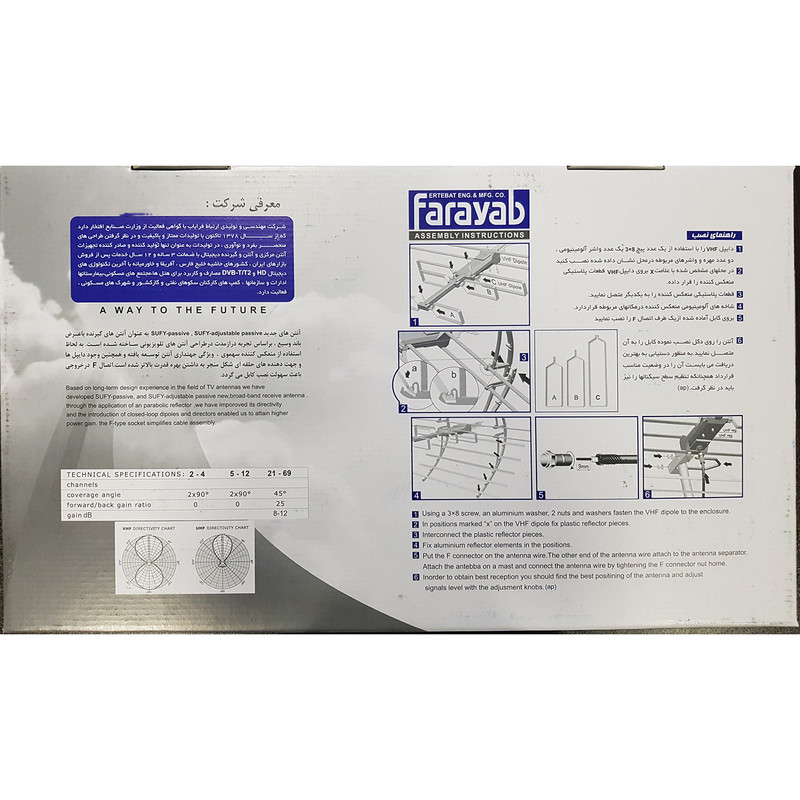 آنتن هوایی فرایاب مدل SUFY-P آنتن هوایی فرایاب مدل SUFY-P