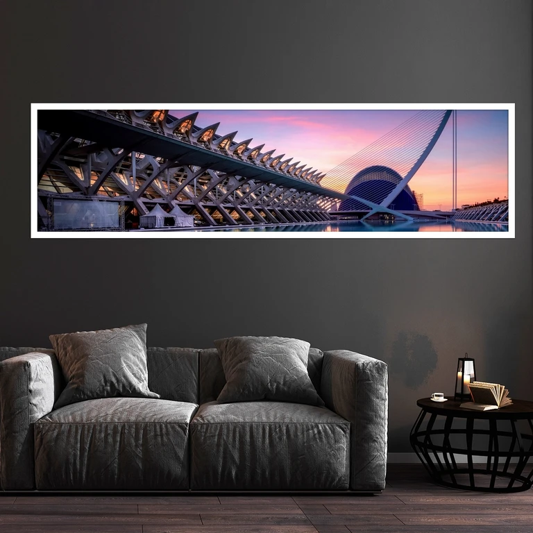 تابلو بکلیت طرح معماری مدرن شهری مدل کشیده W-7429