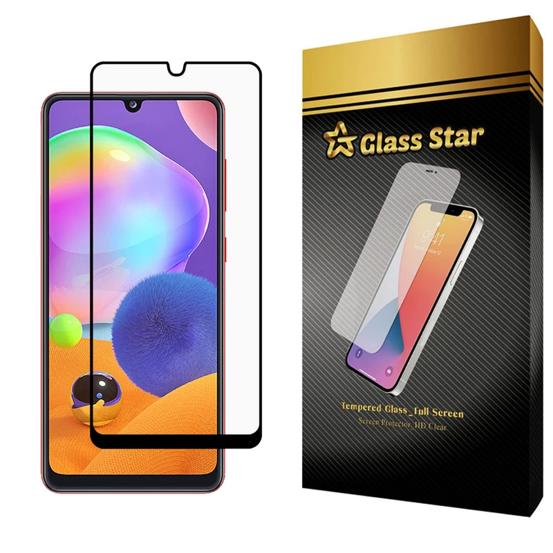 محافظ صفحه نمایش گلس استار مدل FULL مناسب برای گوشی موبایل سامسونگ Galaxy A31