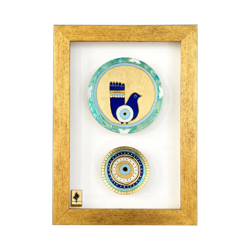 تابلو ویترای میدیس آرت مدل چشم نظر کد 4003