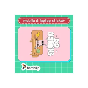 استیکر بامبیلیپ مدل کارت عابر طرح هیج کاری نکن کد 3284583