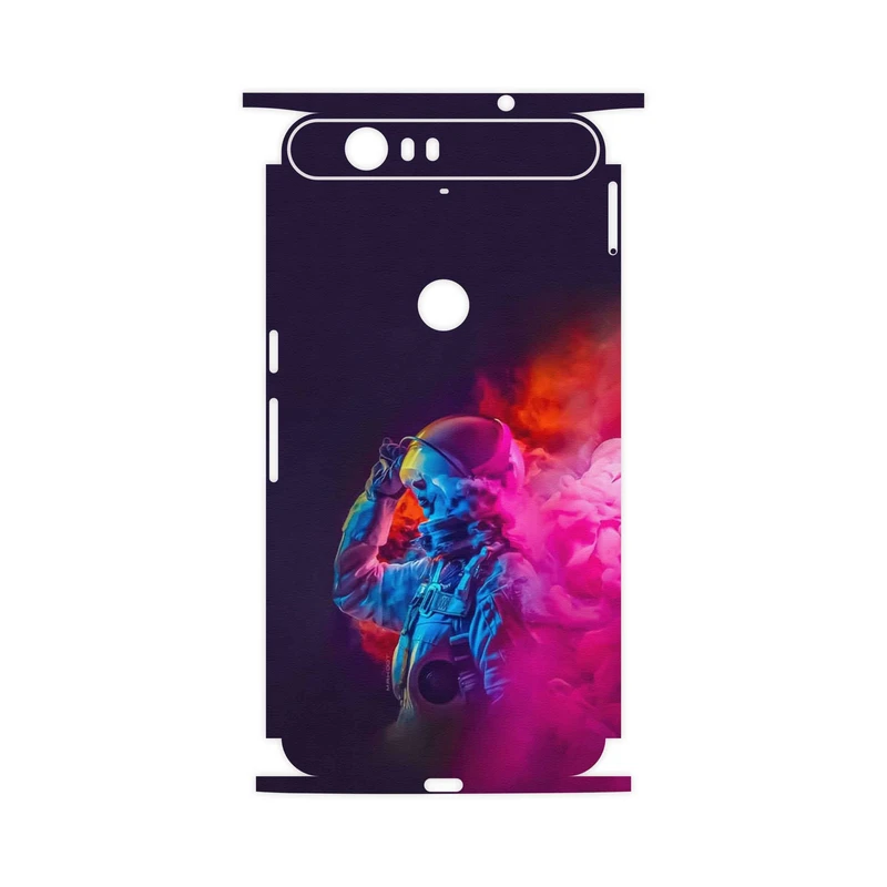 برچسب پوششی ماهوت مدل Smoke Rainbow Digital Art 1-FullSkin مناسب برای گوشی موبایل گوگل Nexus 6P