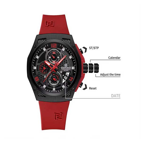 ساعت مچی عقربه‌ای مردانه  کوارتز نیوی فورس مدل NF8051