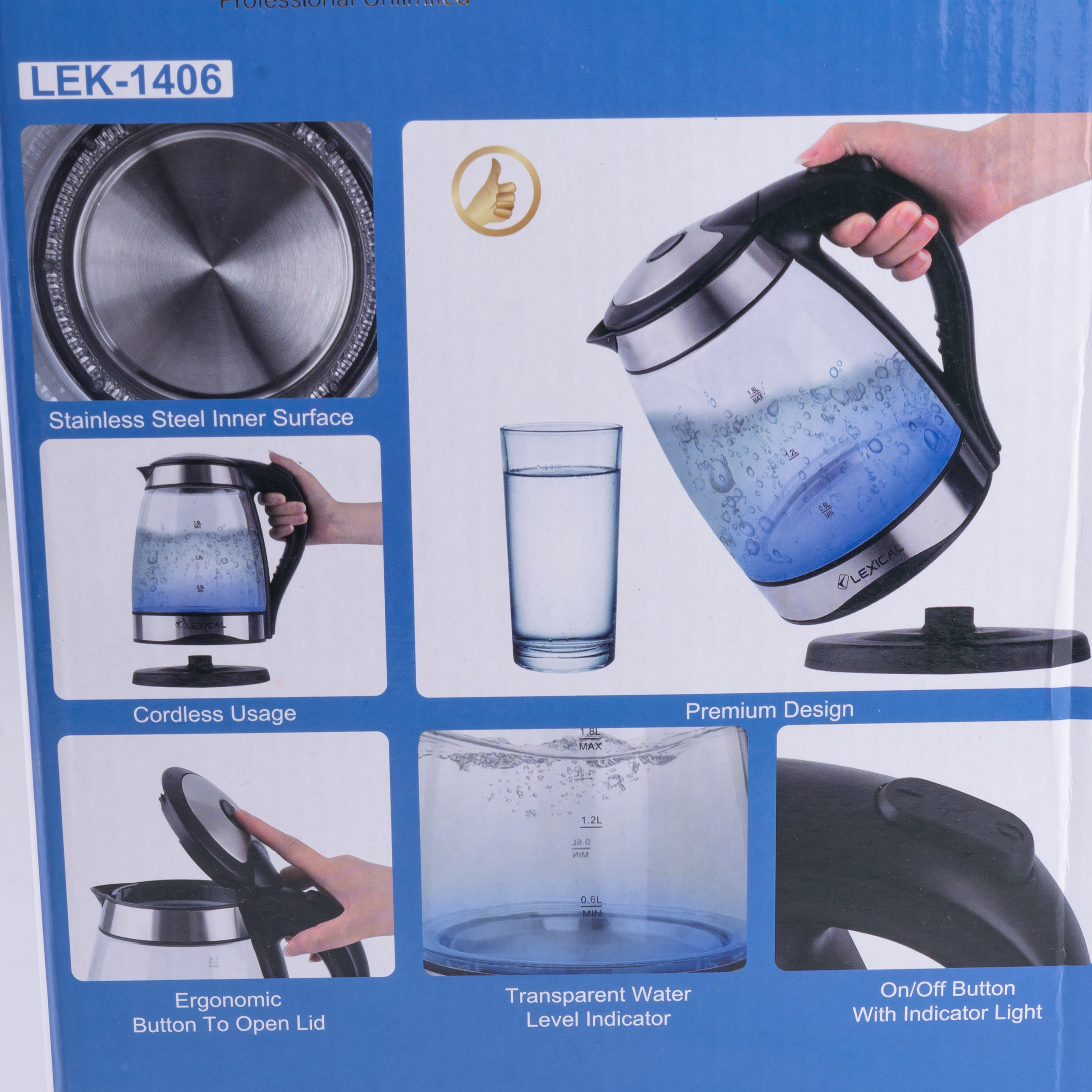 کتری برقی لکسیکال مدل LEK-1406 کتری برقی لکسیکال مدل LEK-1406