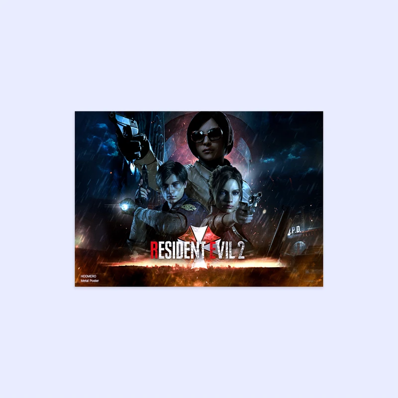 پوستر هومرو مدل فلزی طرح رزیدنت اویل کد PS723