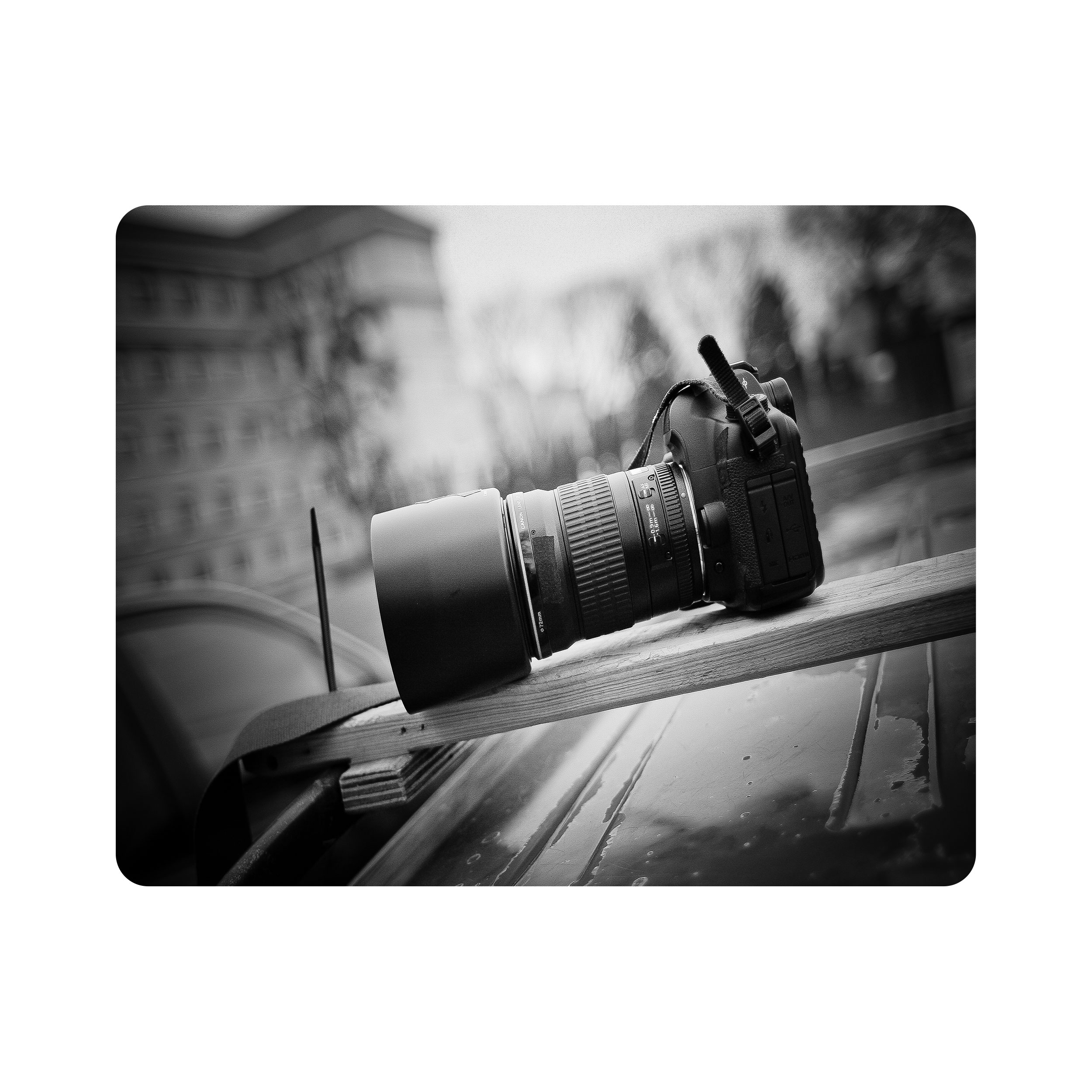 ماوس پد اطلس آبی طرح دوربین عکاسی مدل T1136