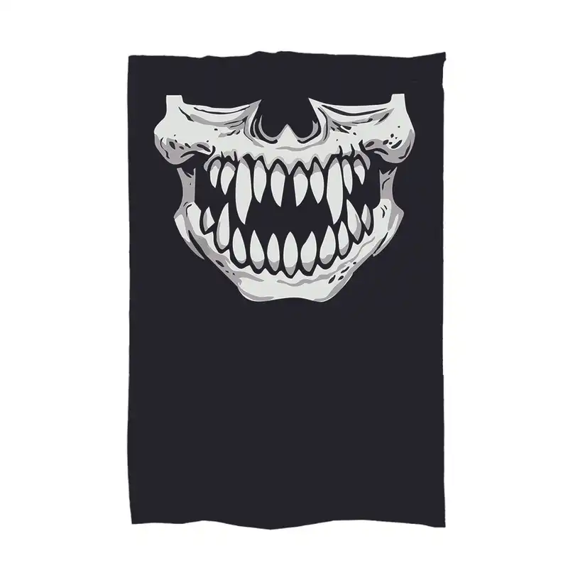 دستمال سر و گردن طرح اسکلت مدل esk13