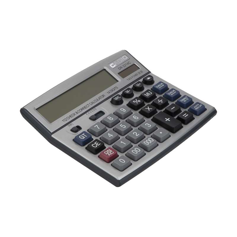 ماشین حساب کاسیو مدل DR-2214C