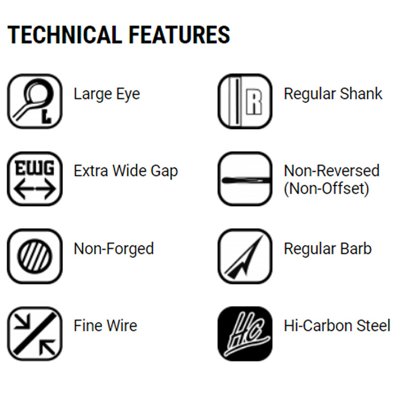 قلاب ماهیگیری وی ام سی کد 7237 سایز Bn 1.0 بسته 10 عددی
