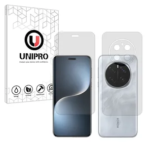Uni pro glass Star 4 model transparent screen protector suitable for Honor Magic7 Pro mobile phone along with the back protector