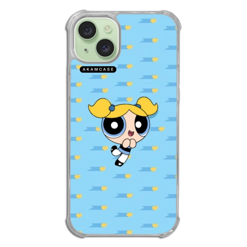 کاور آکام مدل AMCWTA15PLUS-POWERPUFF GIRLS1 مناسب برای گوشی موبایل اپل iPhone 15 Plus