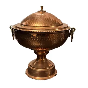 میوه خوری مسی مدل پایه بلند کد 007