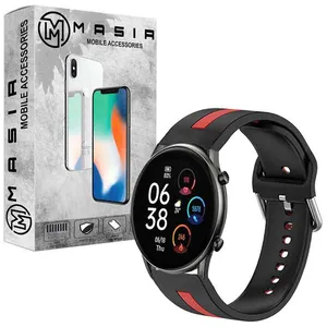 بند مسیر مدل Silic Dual Color مناسب برای ساعت هوشمند هایلو RT2  