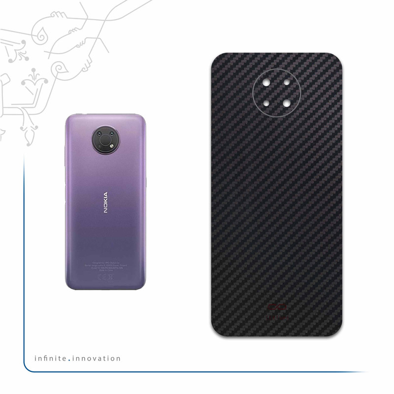 برچسب پوششی ماهوت مدل Carbon-Fiber مناسب برای گوشی موبایل نوکیا G10