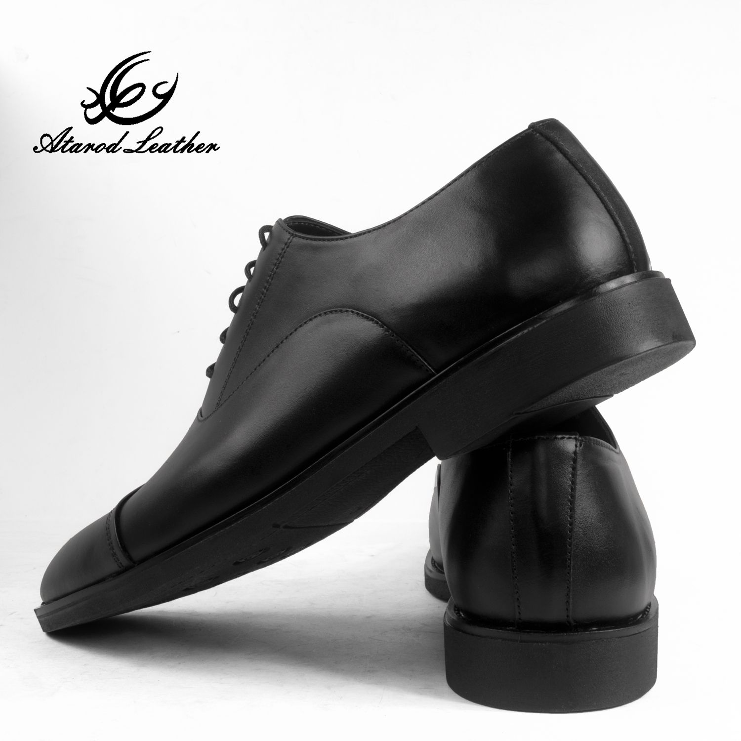 کفش مردانه چرم عطارد مدل چرم طبیعی کد SH48 -  - 8