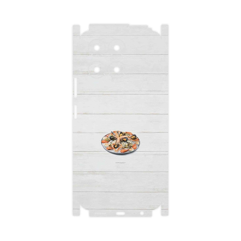 برچسب پوششی ماهوت مدل Seafood-FullSkin مناسب برای گوشی موبایل آنر X6a
