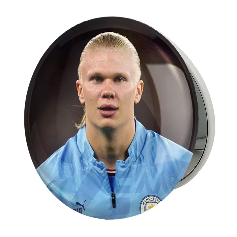 آینه جیبی خندالو طرح ارلینگ هالند (Erling Haaland) مدل تاشو کد 36353