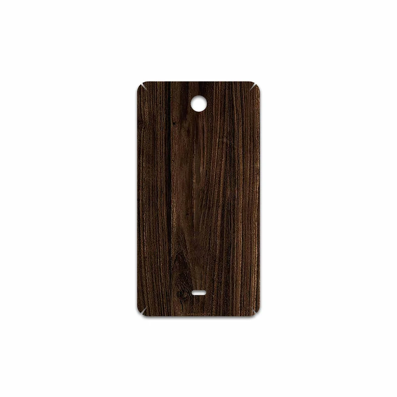 برچسب پوششی ماهوت مدل Dark Walnut Wood مناسب برای گوشی موبایل مایکروسافت Lumia 430