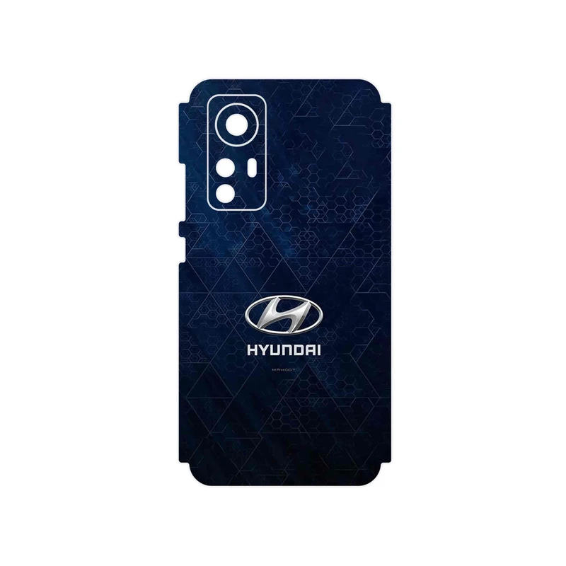 برچسب پوششی ماهوت مدل Hyundai_Logo مناسب برای گوشی موبایل شیائومی 12X