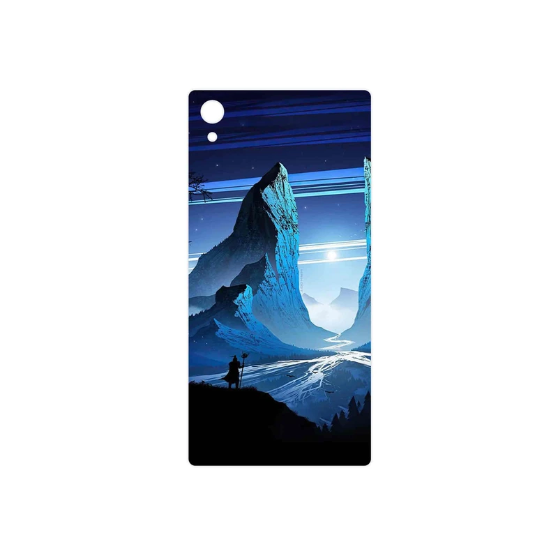 برچسب پوششی ماهوت مدل Blue Mountains Digital Art مناسب برای گوشی موبایل سونی Xperia Z5