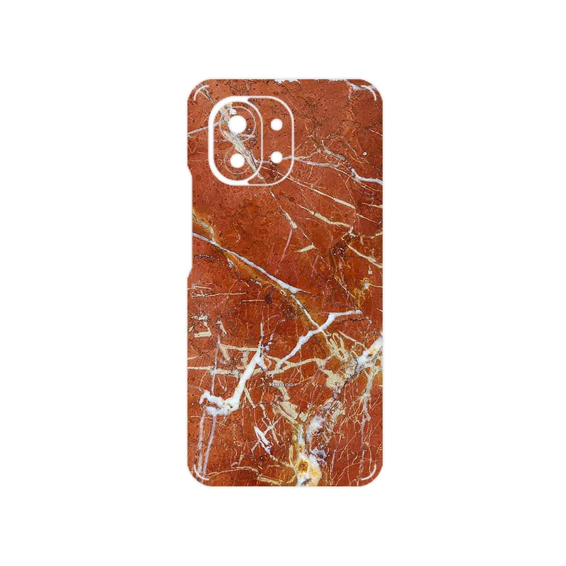 برچسب پوششی ماهوت مدل Red Marble مناسب برای گوشی موبایل شیائومی Mi 11 5G