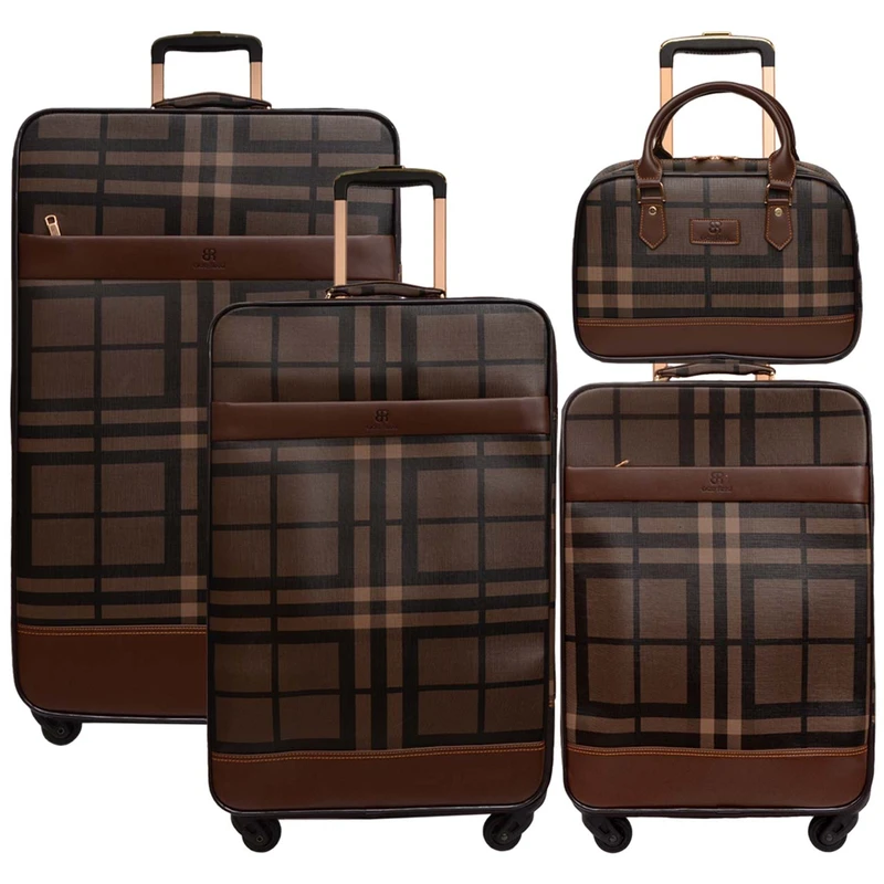 مجموعه چهار عددی چمدان انزو رسی مدل BR DK