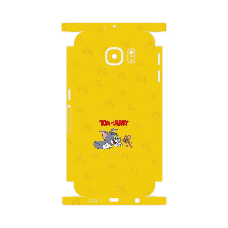 برچسب پوششی ماهوت مدل Tom and Jerry-FullSkin مناسب برای گوشی موبایل سامسونگ Galaxy S6 Edge