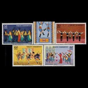 تمبر یادگاری مدل خارجی مجموعه 5 عددی