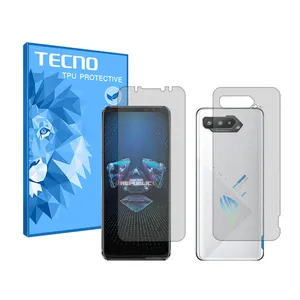 Tecno Resistant model Matte screen protector suitable for Asus ROG Phone 5 mobile phone along with the back of the phone