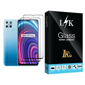 LKG LK Glass MIX002 Screen Protector For Realme C25Y Pack Of 2