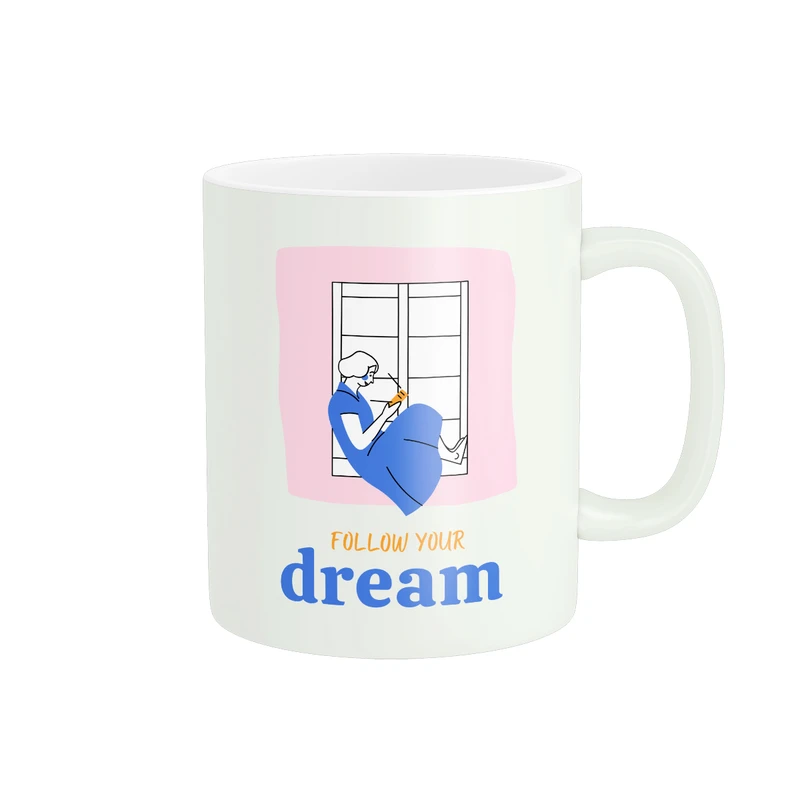 ماگ طرح دخترانه کد 22