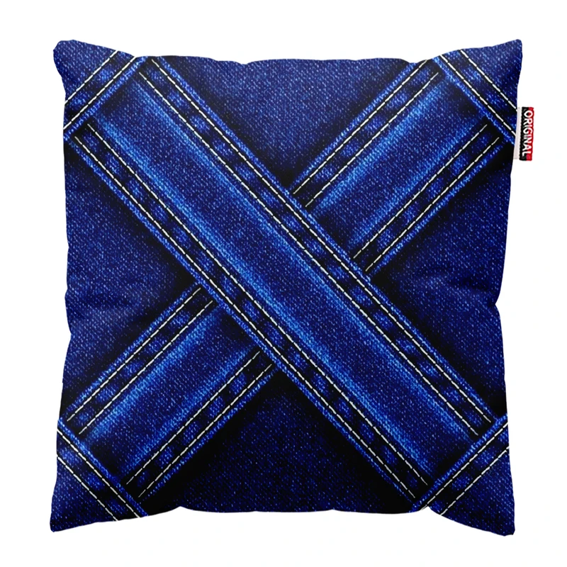 کوسن پاد آفرین طرح جین کد 3572 سایز 30*30 سانتی متر