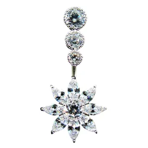 پیرسینگ ناف زنانه مدل NORA-PG55-512