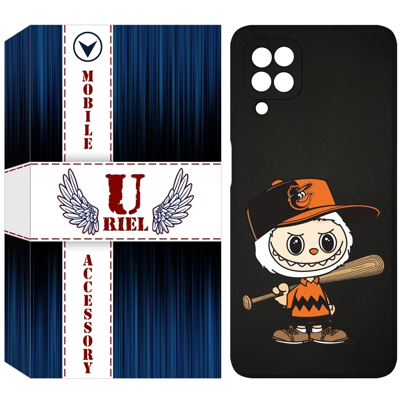 کاور یوریل قاب مدل KSH کد 128 طرح عروسک لبوبو مناسب برای گوشی موبایل سامسونگ Galaxy A22 4G / M32 4G / M22 4G