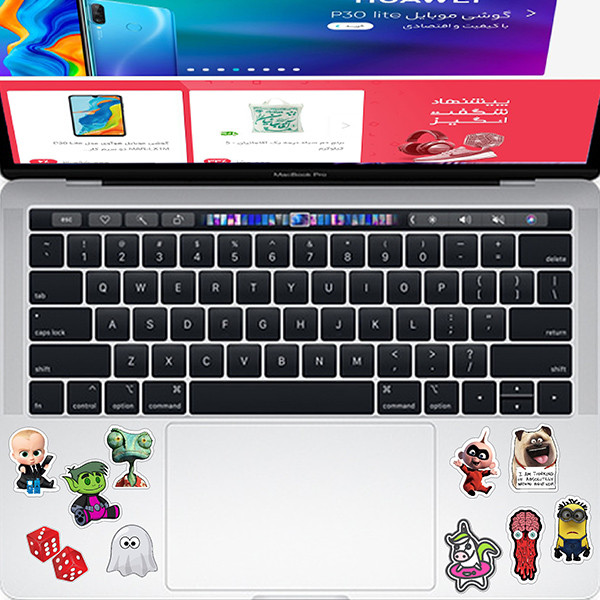 استیکر تزئینی موبایل و تبلت راتیانا مدل X2 بسته 10 عددی