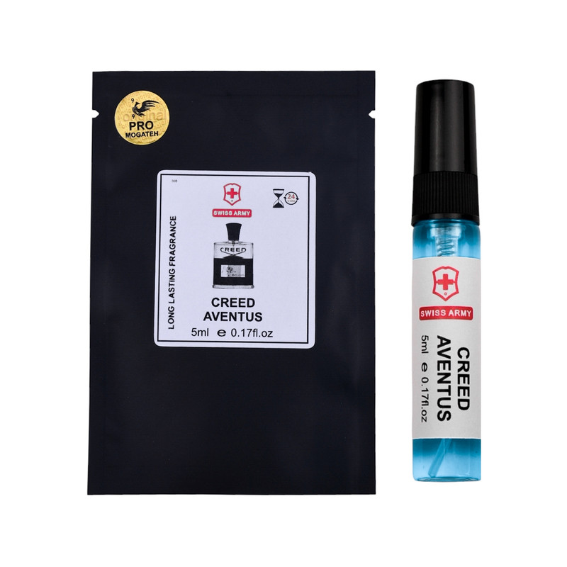 عطر جیبی مردانه سوئیس آرمی مدل کرید اونتوس با رایحه خنک و تلخ حجم 5 میلی‌لیتر