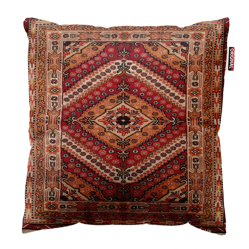 کوسن پاد آفرین مدل فرش و گلیم کد 28 سایز 40*40 سانتی متر