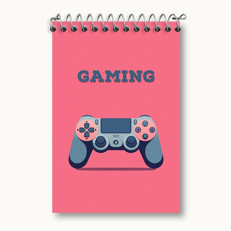 دفتر یادداشت 50 برگ خندالو مدل Game کد F2395