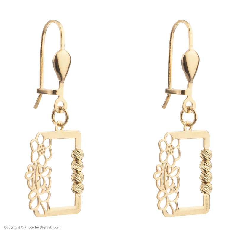 نیم ست طلا 18 عیار زنانه مایا ماهک مدل MS0630 طرح گل و پروانه