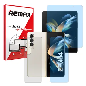 Remax Eye Care model bluecut screen protector suitable for Samsung Galaxy Z Fold 4 mobile phone along with back protector