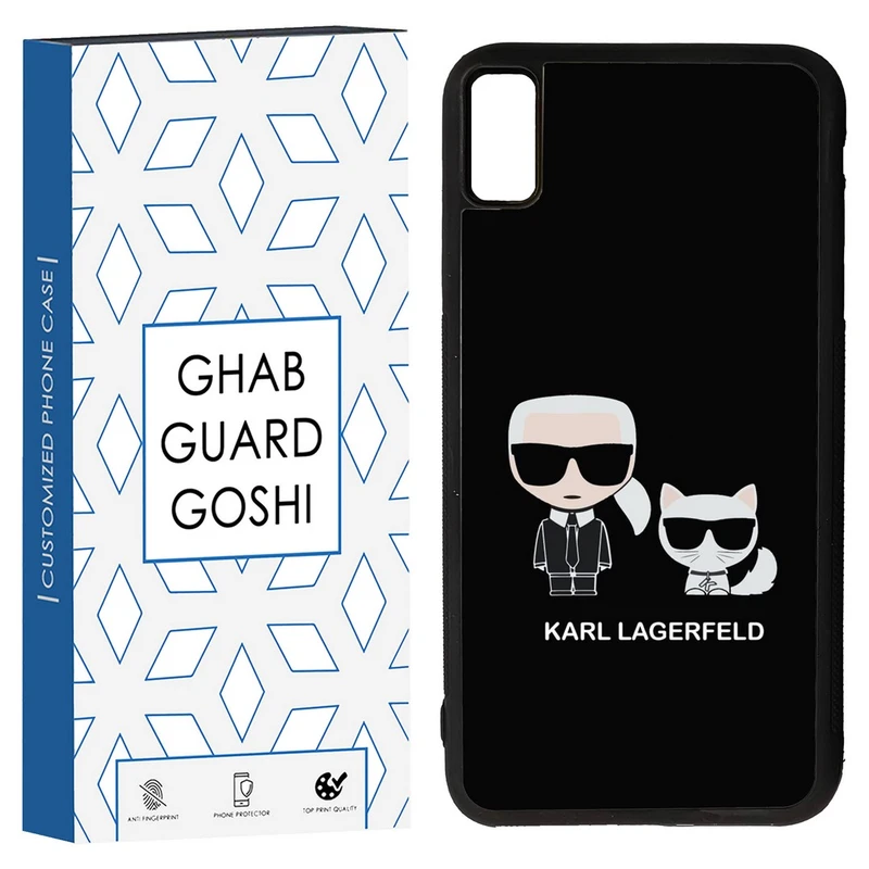 کاور قاب گارد گوشی طرح karl کد TPU-042 مناسب برای گوشی موبایل اپل Iphone XS MAX/ Iphone X MAX