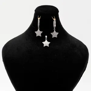 نیم ست نقره زنانه مدل GTA-423