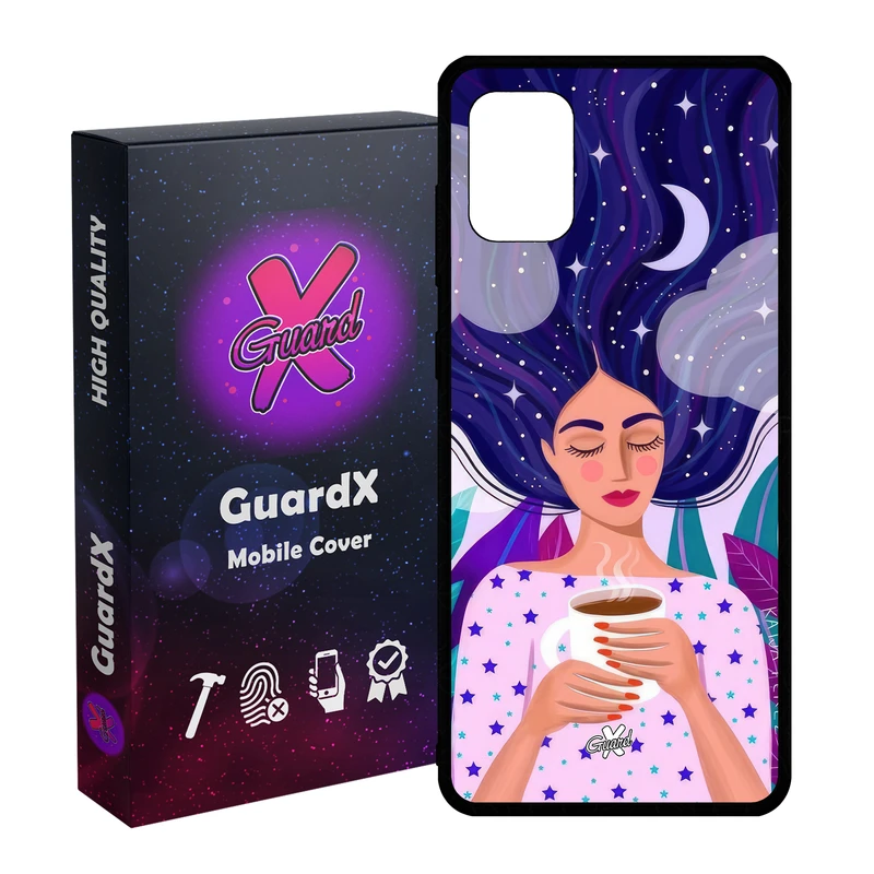 کاور گارد ایکس طرح Girl مدل Glass10658 مناسب برای گوشی موبایل سامسونگ Galaxy A31