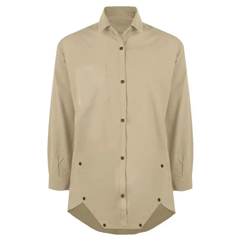 مانتو زنانه مدل لنین جلو دکمه کد 05