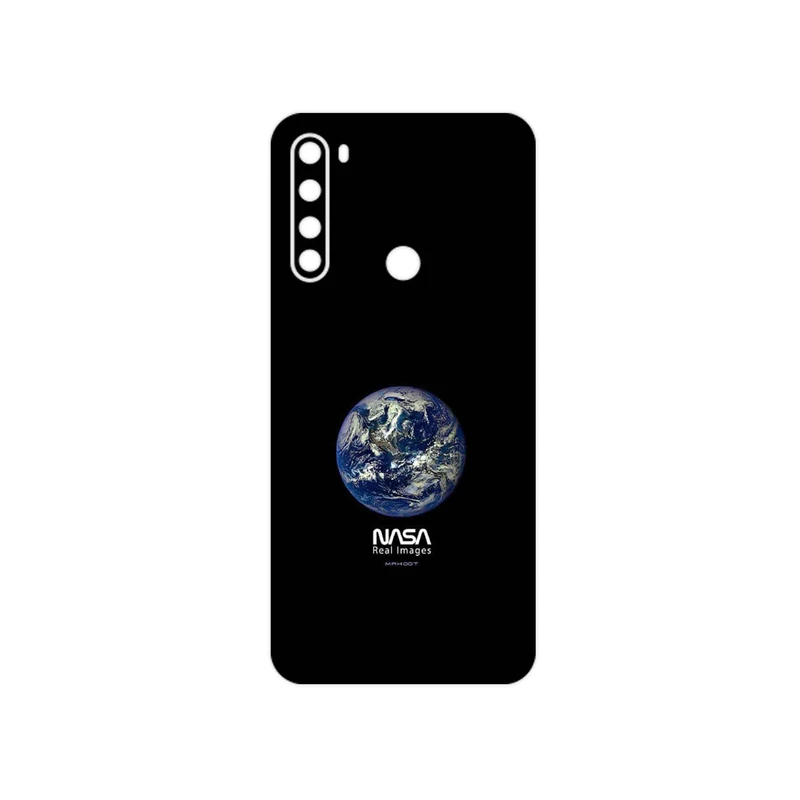 برچسب پوششی ماهوت مدل NASA Home Earth مناسب برای گوشی موبایل شیائومی Redmi Note 8 2021